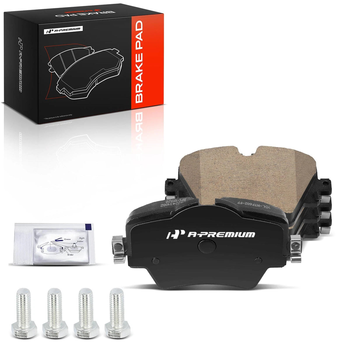 Set of 4 Front Ceramic Brake Pads for BMW G20 330i 330i xDrive (2021–2022) D1892