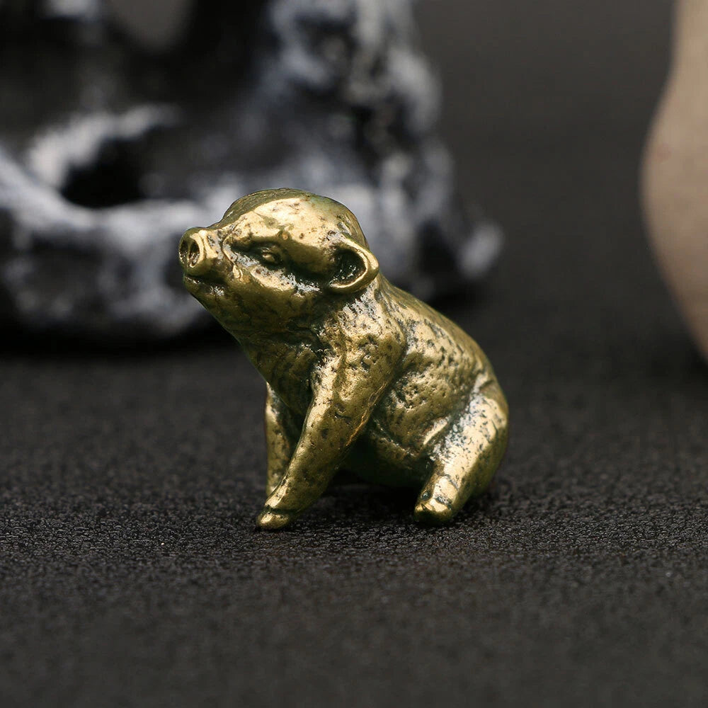 Miniature Animal Figurines for Home Office Decor