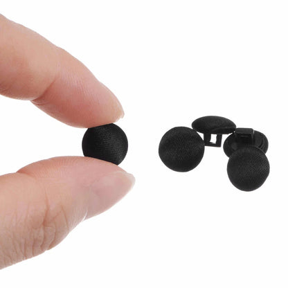 10pcs 10mm Round Fabric Cloth Covered Buttons for Automotive Use