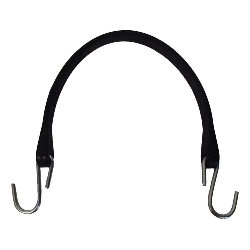 15" Rubber Tarp Strap Heavy Duty with Hooks - Set of 4