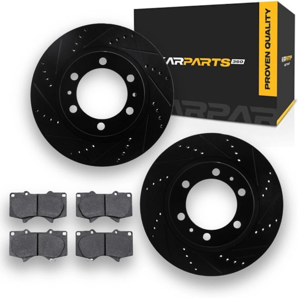 Brake Rotor Set for Toyota 4Runner (2003–2009) ALX-PAU-DF-8412-76017-CLA3