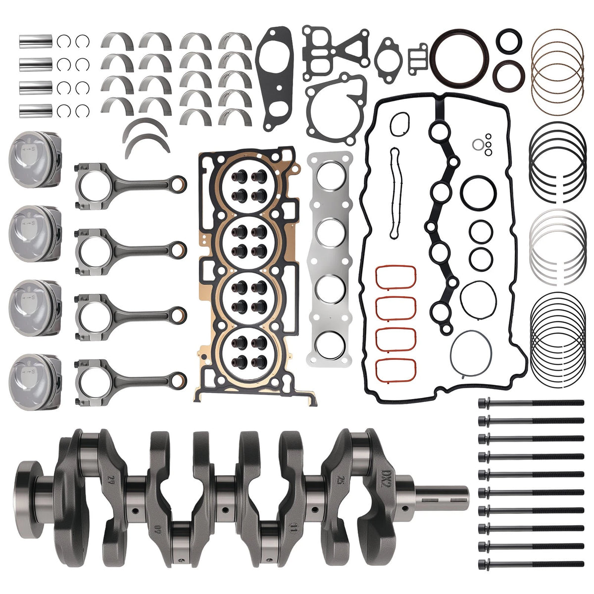 Engine Rebuild Overhaul Kit for Hyundai Kia (G4KJ, MT9YBQ)