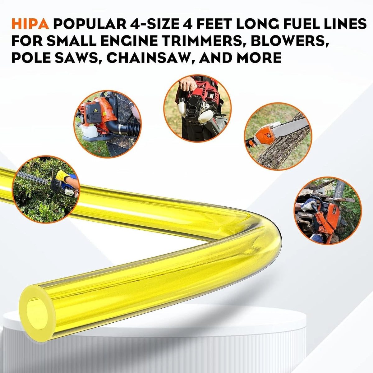Fuel Hose Tubing for Small Engine Maintenance (4 Sizes)