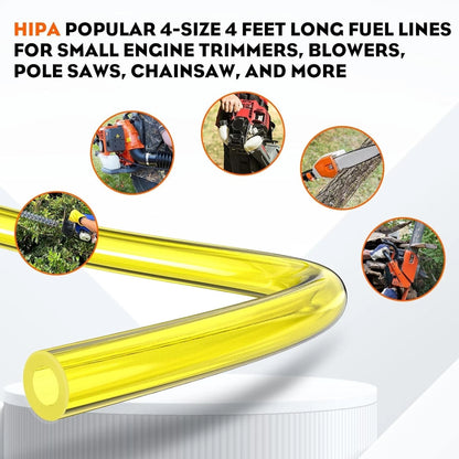Fuel Hose Tubing for Small Engine Maintenance (4 Sizes)