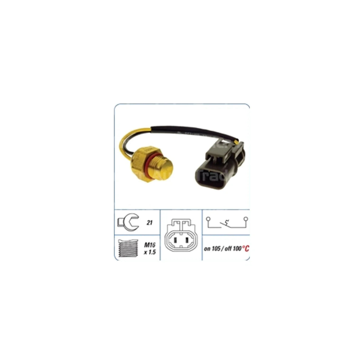 Cooling Thermo Fan Temp Switch for Nissan Patrol GQ Y260 4.2L TB42S TD42 TB42E