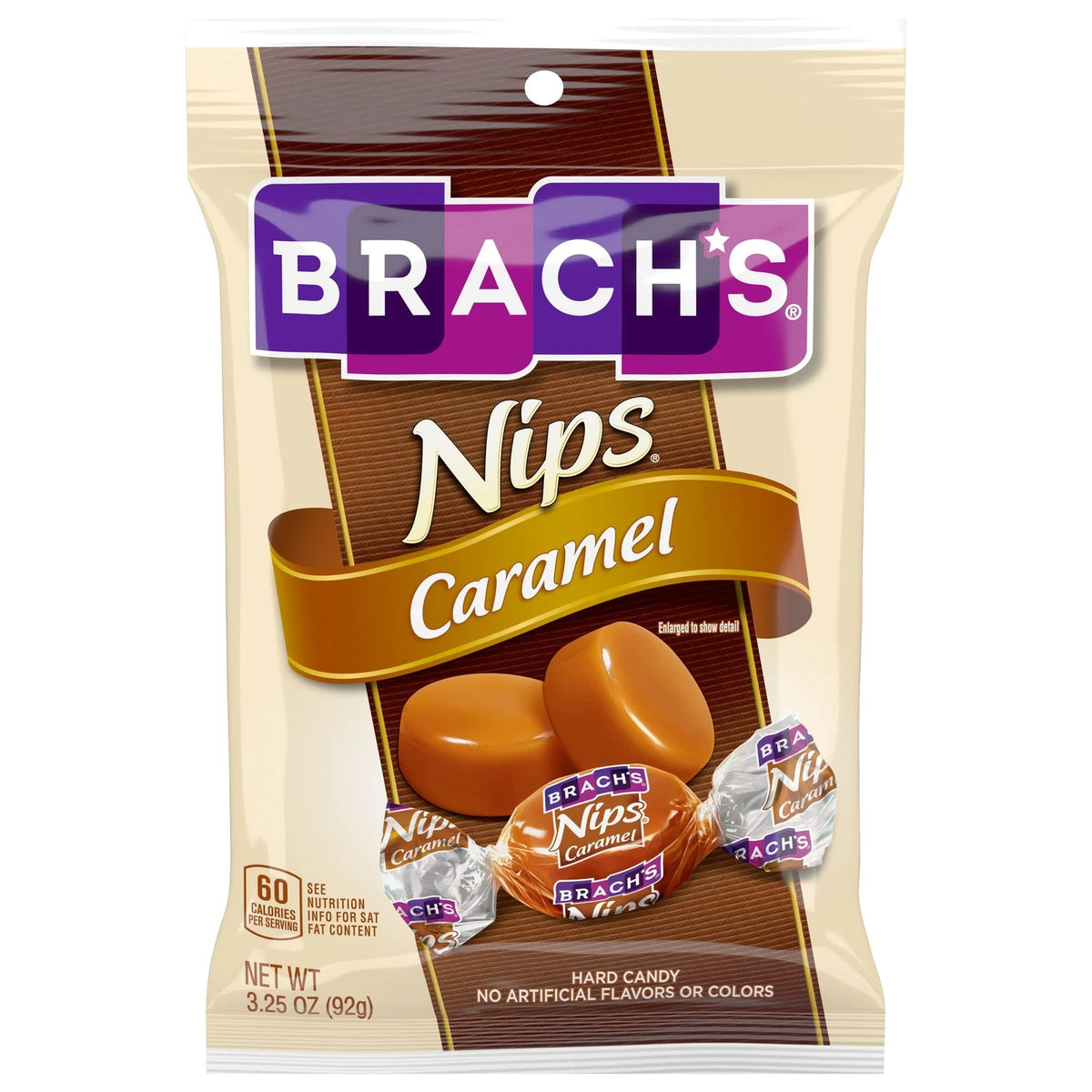 Caramel Hard Candy for Brach's Nips (Pack of 12)