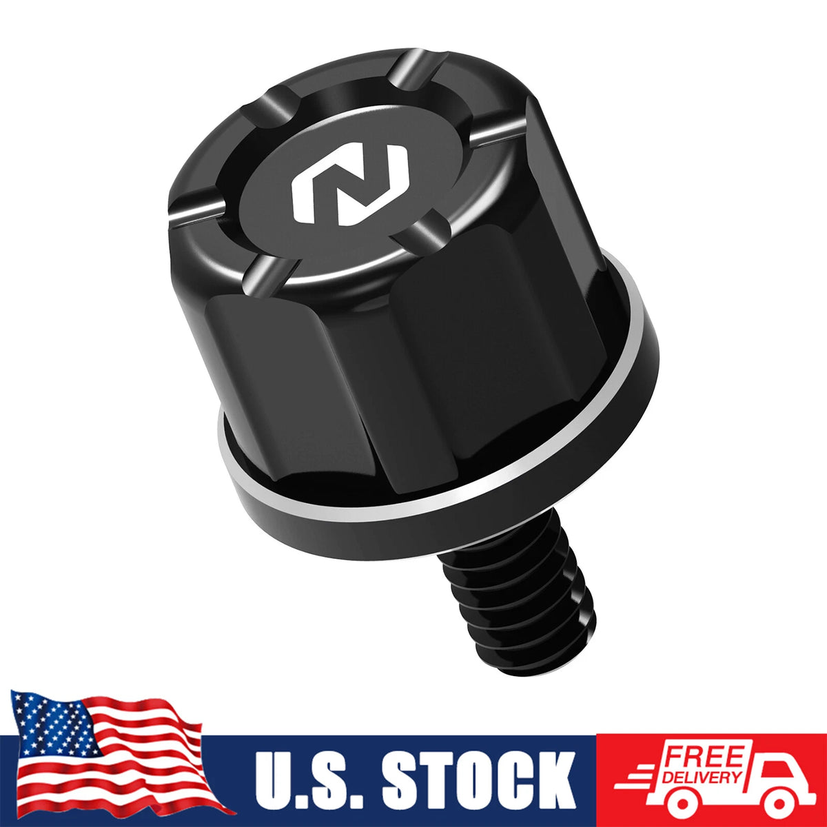 Rear Fender Seat Bolt Screw Mount Knob Cover for Harley Street Glide FLHX (2006–2023) 2952A