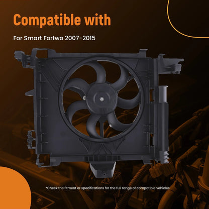 Electric Radiator Cooling Fan for Smart Fortwo (2007–2014) 000 200 93 23