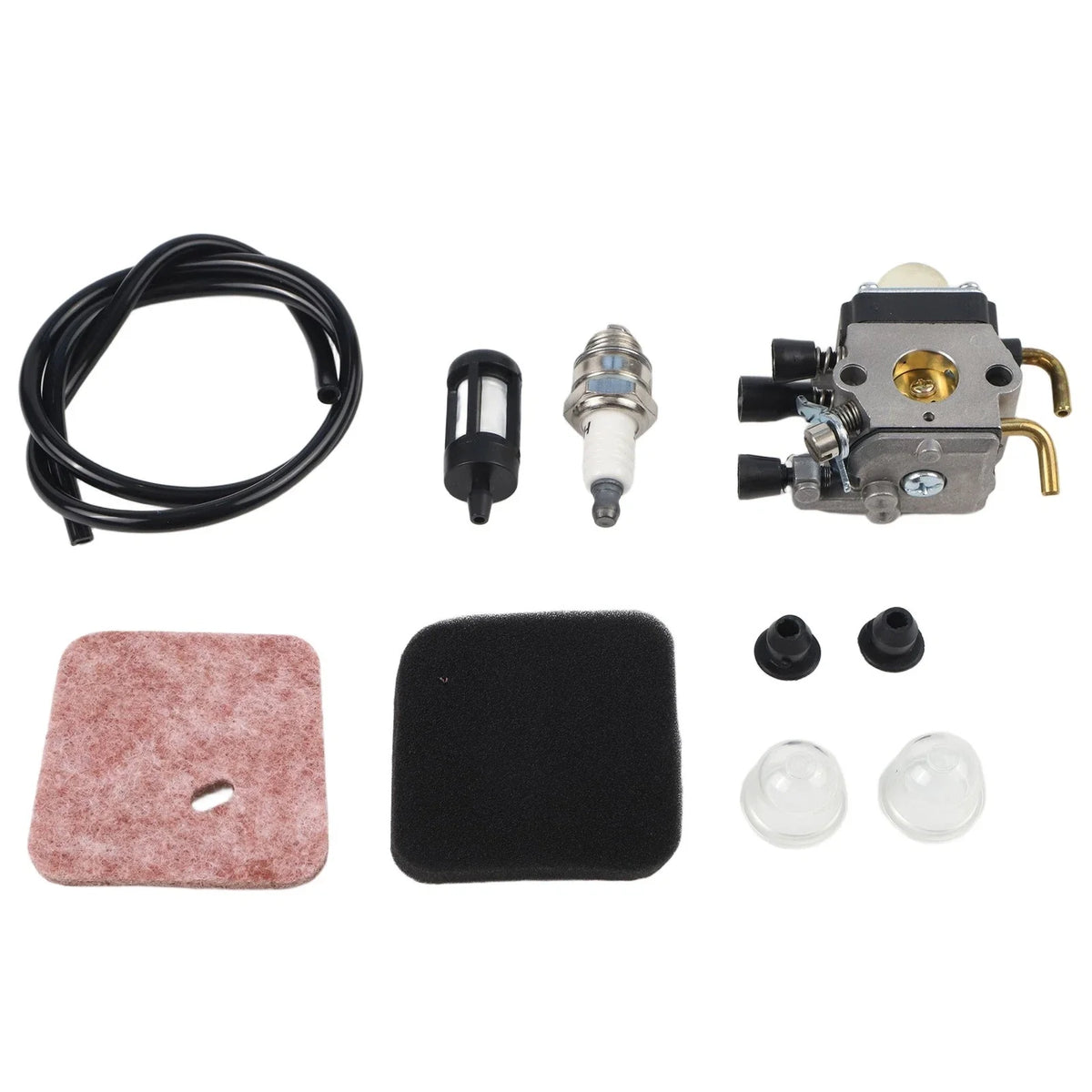 Carburetor Air Filter Fuel Line Kit for Stihl HS45 FC55 FS310