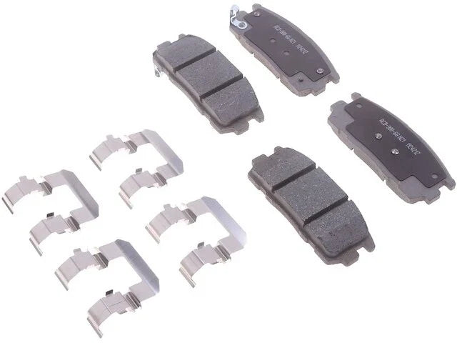 Rear Brake Pad Set for Suzuki XL7 (2007–2009) XB799JT Silver Ceramic