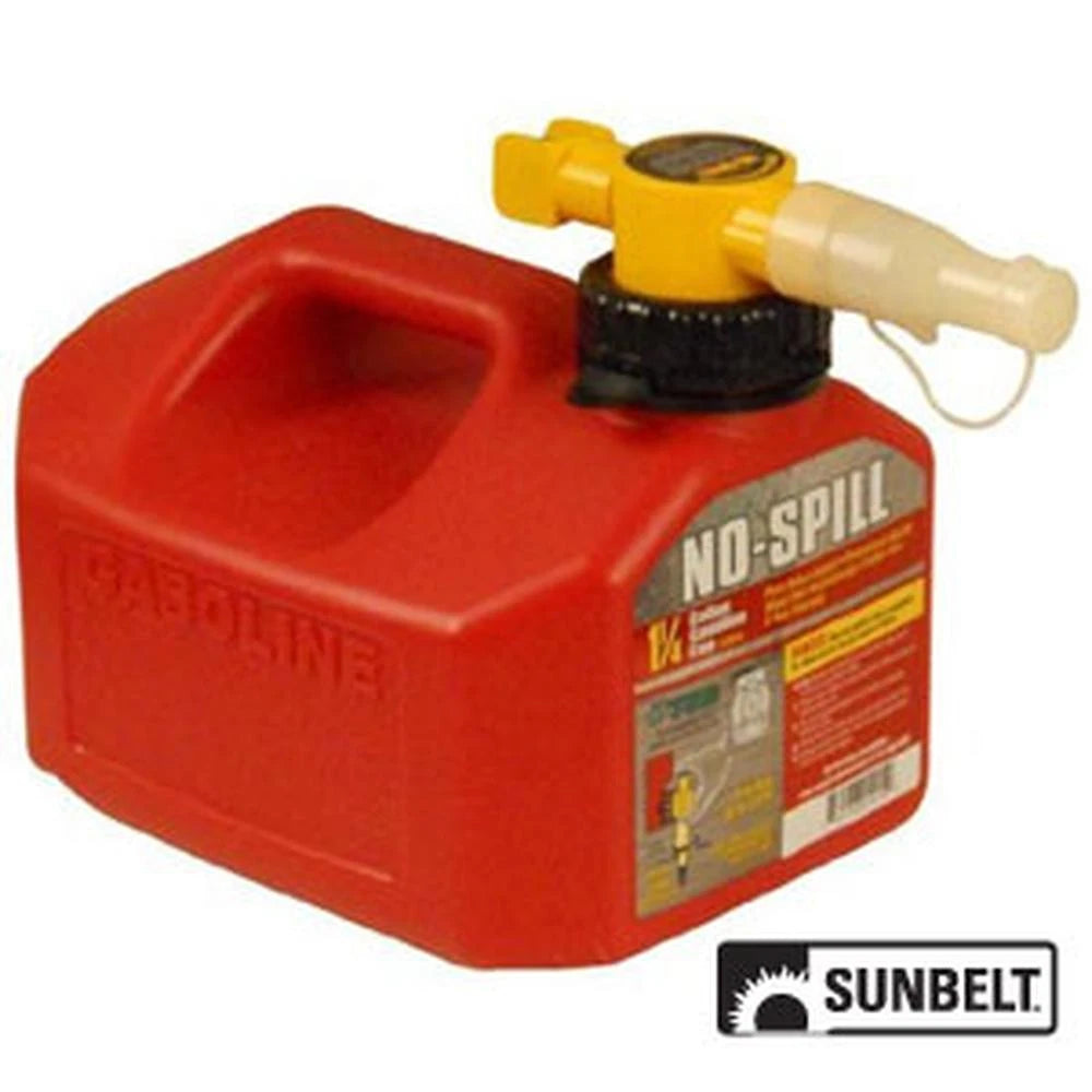 1.25 Gallon No-Spill Fuel Can for CARB Compliance