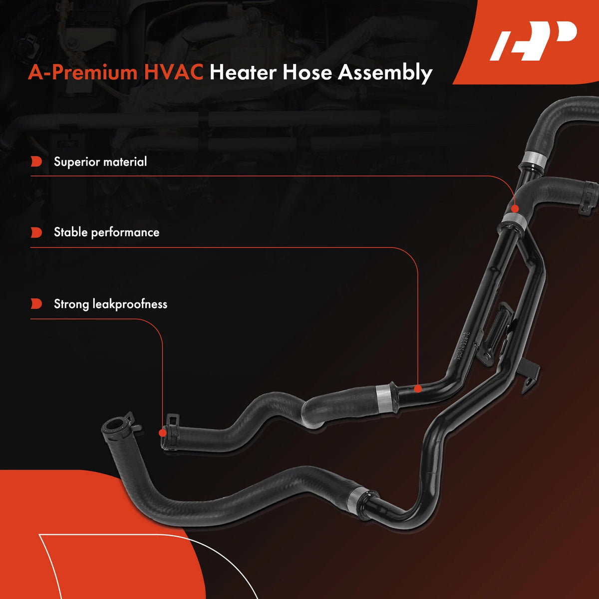 HVAC Heater Hose for Ford Taurus Mercury Sable (2001–2002)