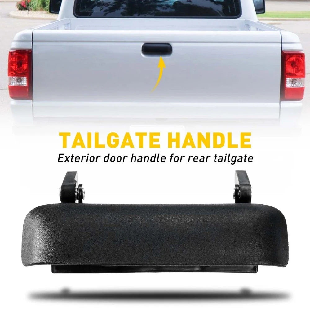 Rear Tailgate Lift Gate Handle for Ford Ranger (1998–2011) - Black Metal