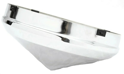 Pair of Chrome Front Hub Caps for No Notched Hubs GG#10740