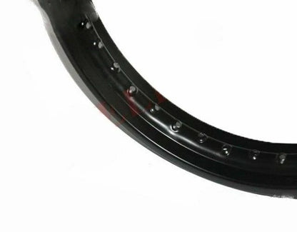 Pair Black Powder Coated 16 Inch Wheels for Jawa 250 350 (WM2)