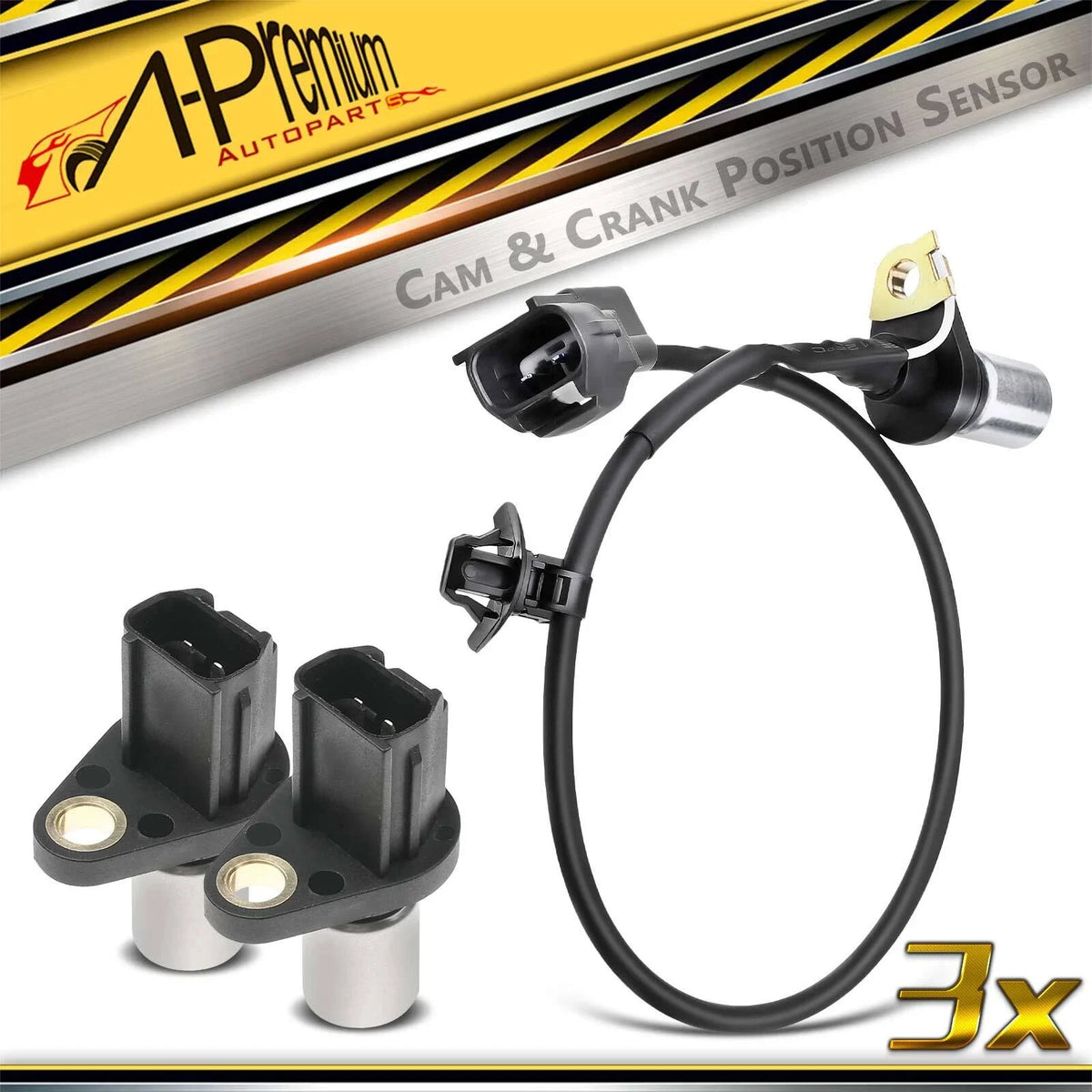 2X Camshaft & Crankshaft Position Sensors for Toyota Corolla Celica