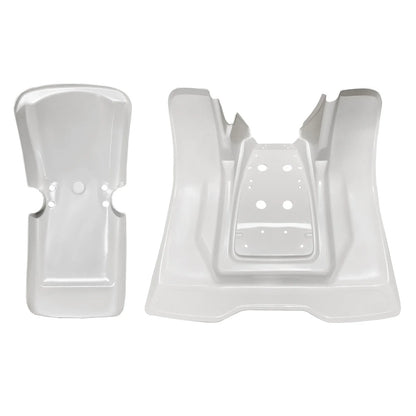 Front + Rear Fender Set for Honda ATC200X (1983–1985) - ABS Plastic, White