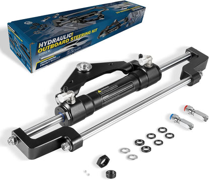 Front Mount Hydraulic Steering Cylinder for Outboard Boats up to 300HP (For00874)