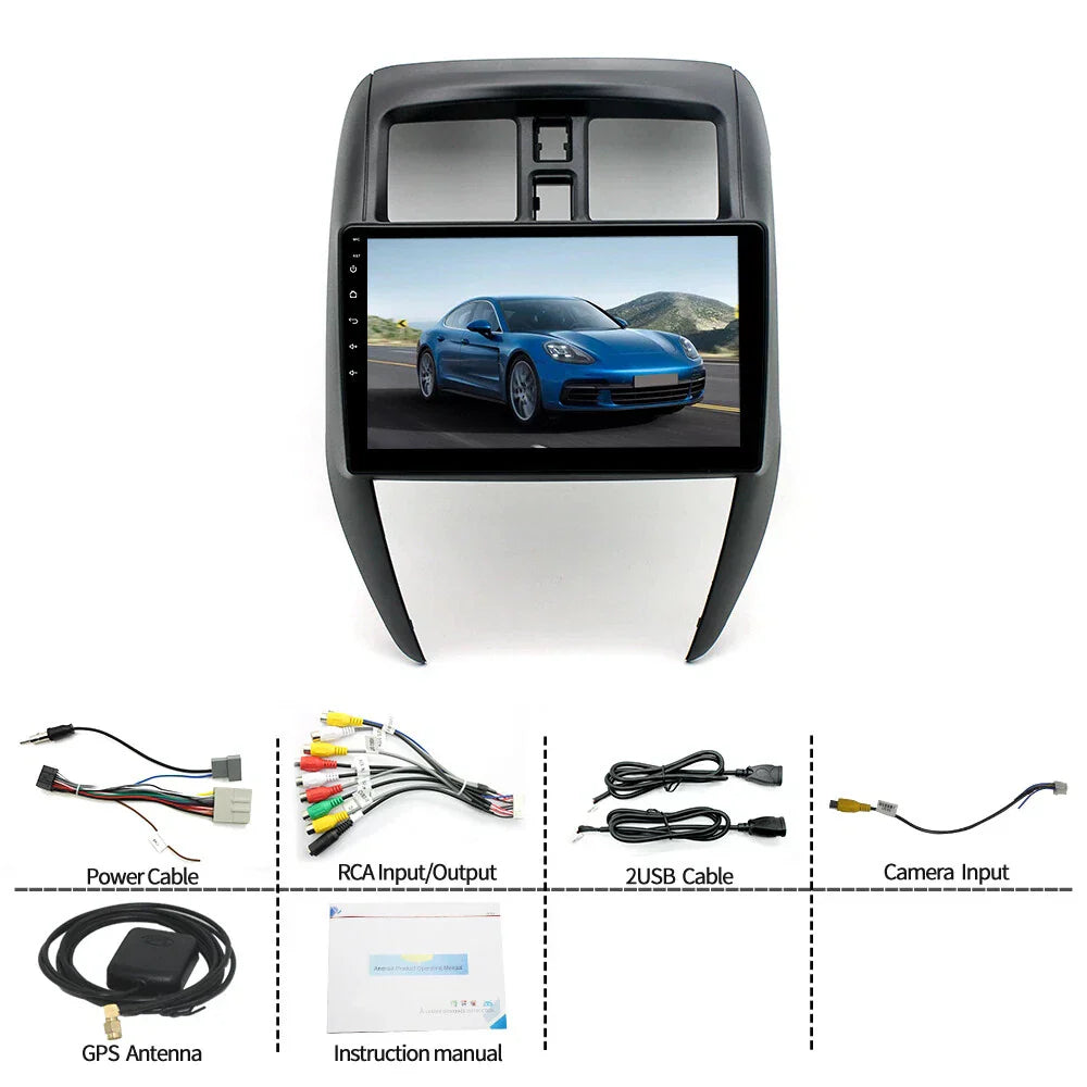 10.1'' Carplay Stereo GPS Navigation for Nissan Versa Sedan (2015-2019)