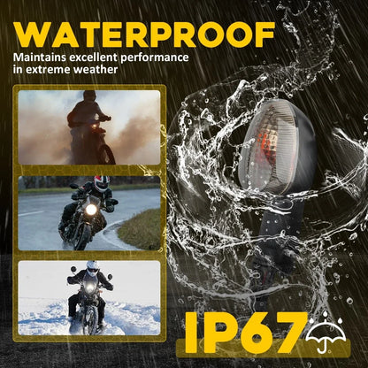 Set of 4 Turn Signal Indicator Blinker Lights for Yamaha YZF R125 (2008–2024) / R15 (2015–2024)