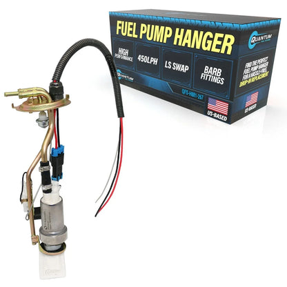 QFS 450LPH Fuel Pump Hanger + Send Unit for 1973–1991 Chevy GMC Squarebody