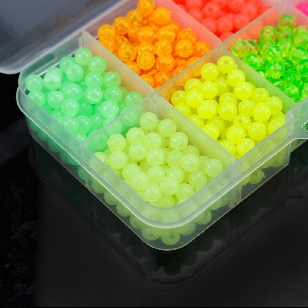 1000Pcs 5mm Round Float Glow Fishing Rig Beads Eggs