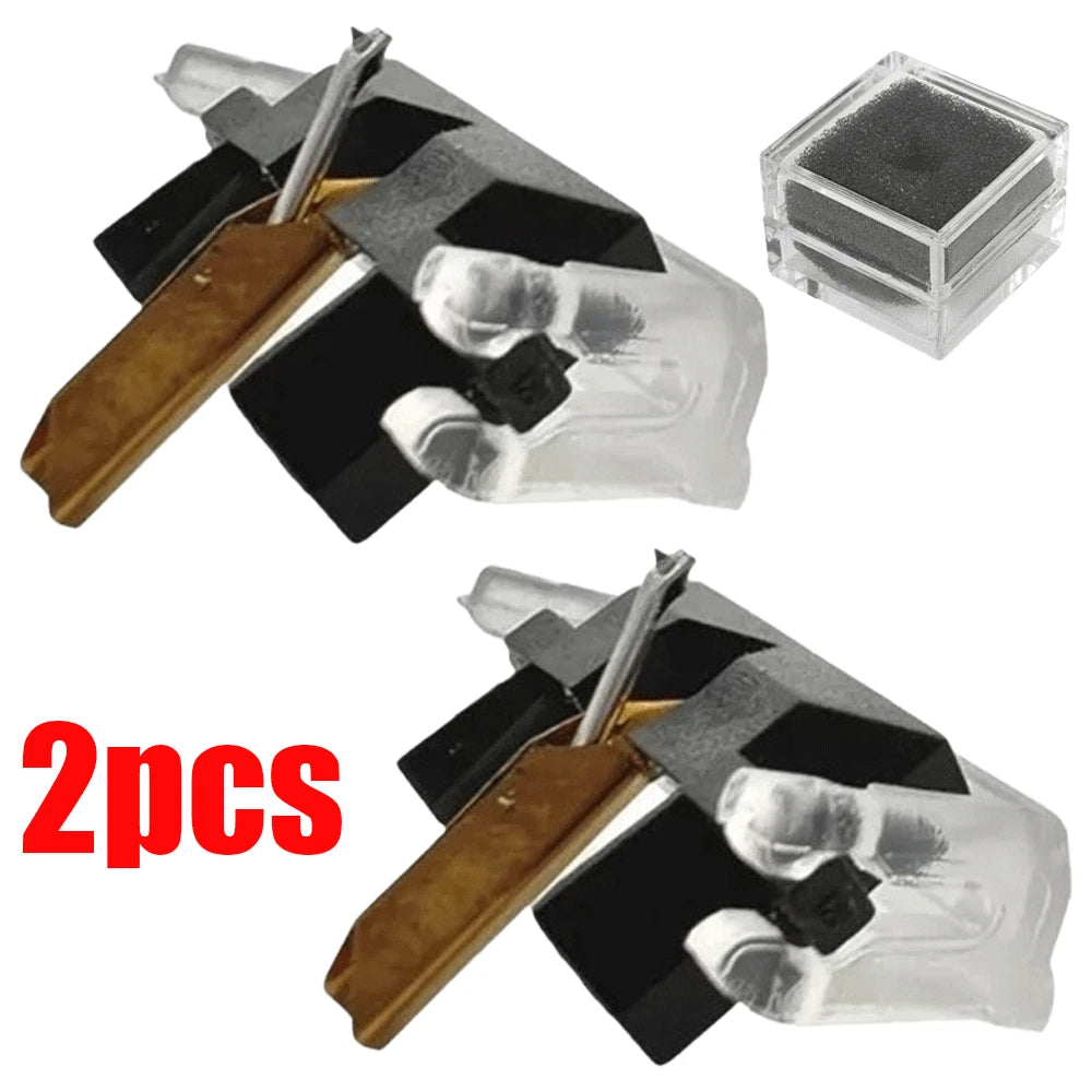 2PC Replacement Stylus for SHURE R25XT R47EDT R47XT 5X NDC-EJ ED 774-EJ