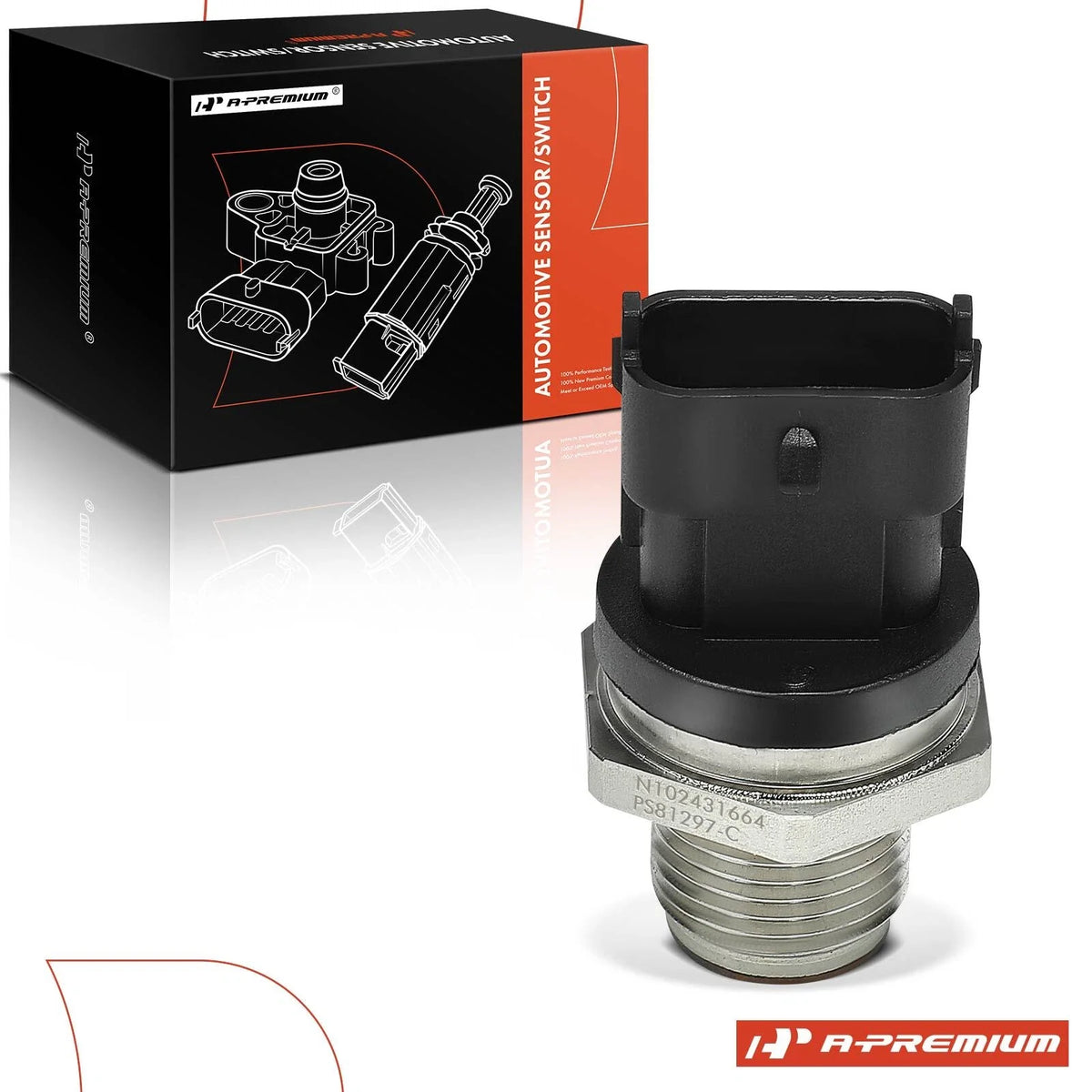 High Pressure Diesel Fuel Rail Sensor for Mercedes-Benz E350 GLE350d (2014–2020)