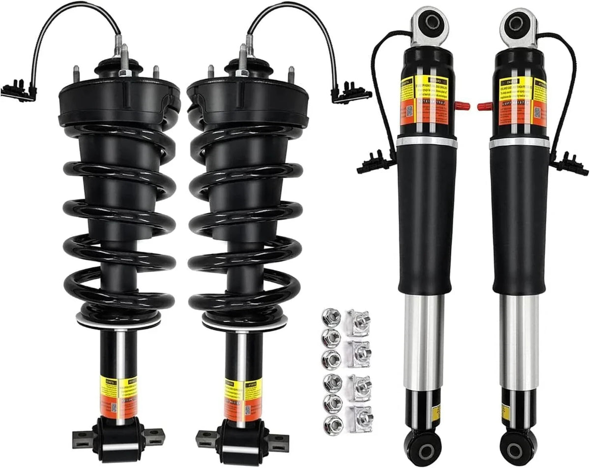 Front & Rear Air Shocks Struts for Cadillac Escalade GMC Yukon (2002–2020)