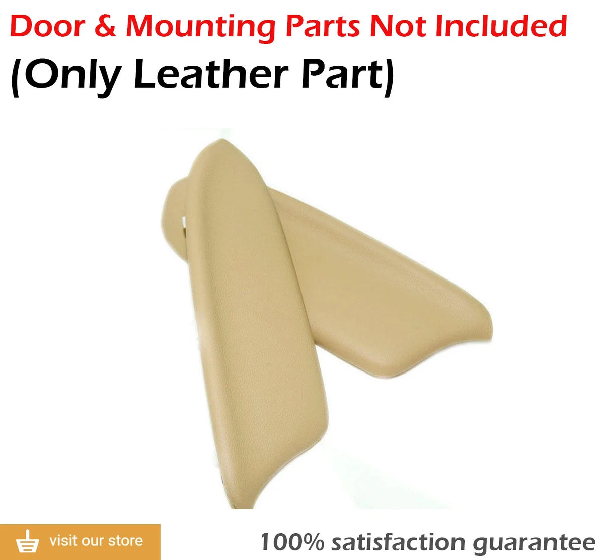 Leather Synthetic Door Panel Armrest Cover for Honda Accord (2008–2012) Beige
