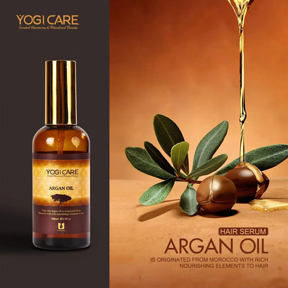 Moroccan Argan Oil for Frizzy, Dry & Damaged Hair (3.4 Fl Oz)