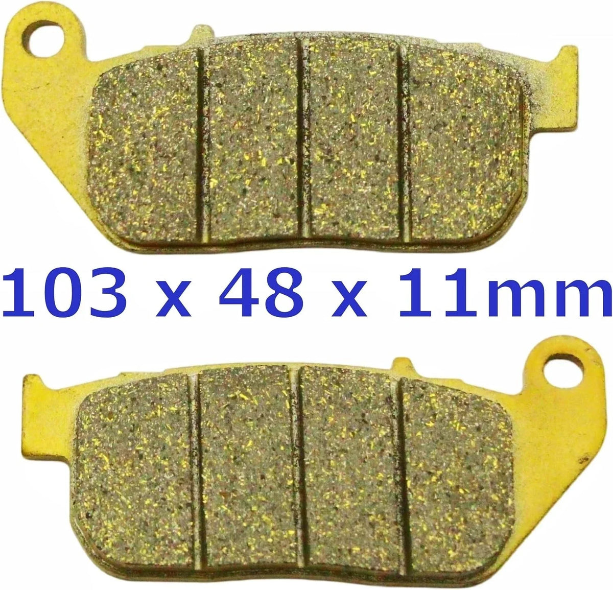 Front Rear Brake Pads for Harley XL 1200C Sportster Custom (2004–2013)