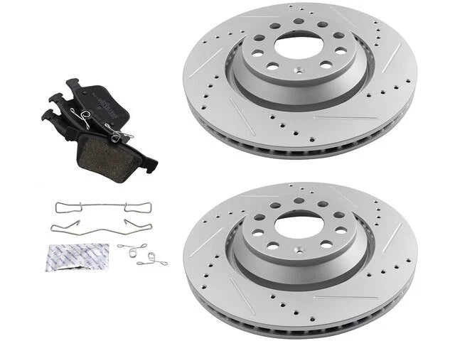 Set of 4 Brake Pads and Rotors for Audi A3 Quattro (2019–2020) 34928NVZS