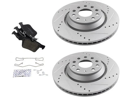 Set of 4 Brake Pads and Rotors for Audi A3 Quattro (2019–2020) 34928NVZS