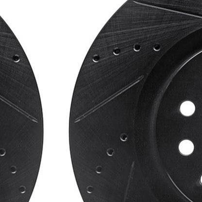 Rotor Set for Honda Civic (2017–2021) ALX-PAU-DF-8002-59032-CLA1, Drilled & Slotted