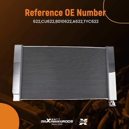 Cross Flow Radiator 3 Row for Chevrolet C1500 K1500 (1988–1999)
