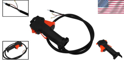 Strimmer Handle Switch with Throttle Cable for Gardening