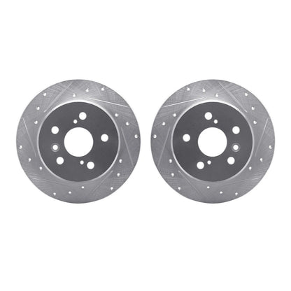 2X Brake Discs Rear FWD for Lexus RX300 (1999–2003) WGPN1-76106