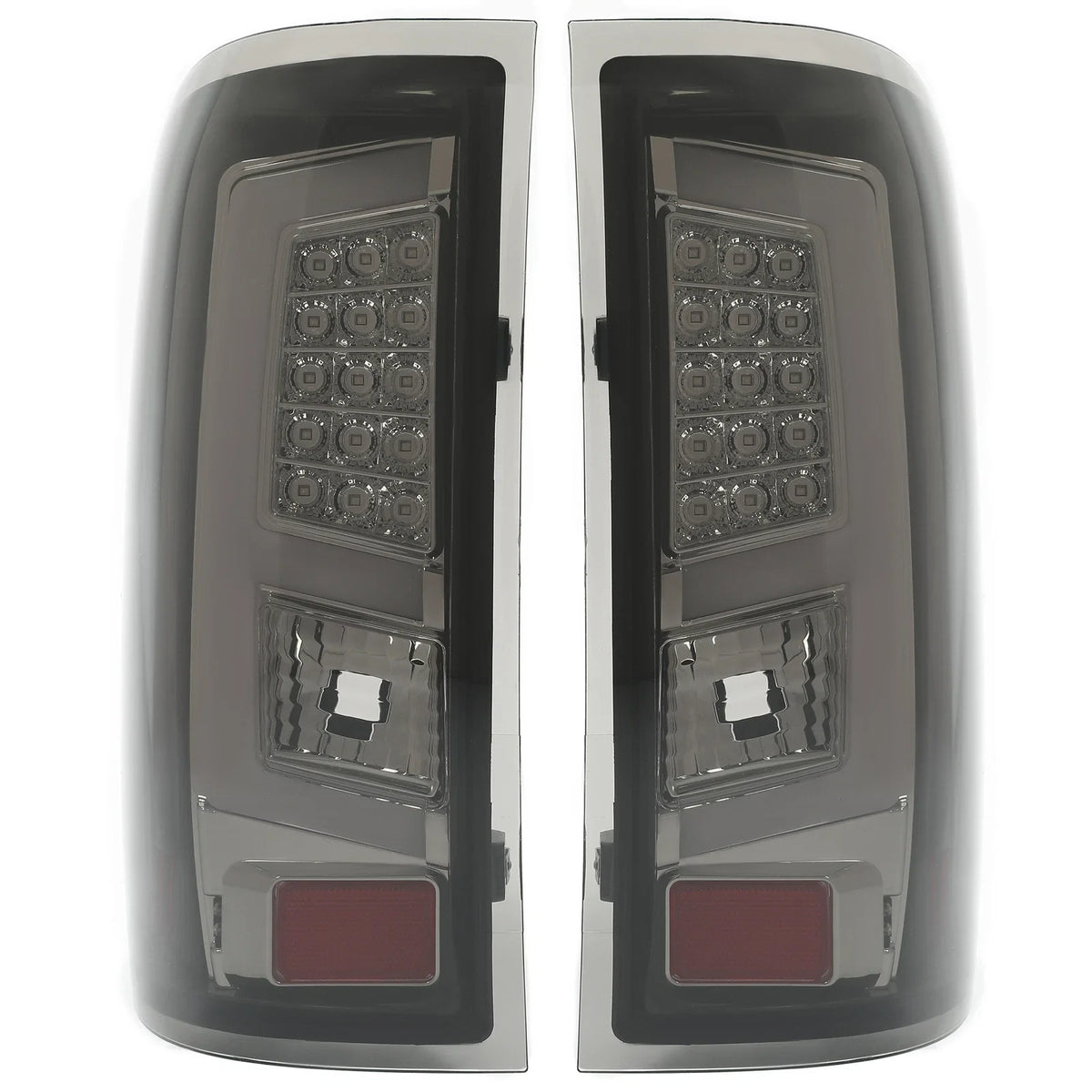 Set of 2 Tube LED Brake Tail Lights for GMC Sierra 1500 2500HD 3500HD (2014–2018)