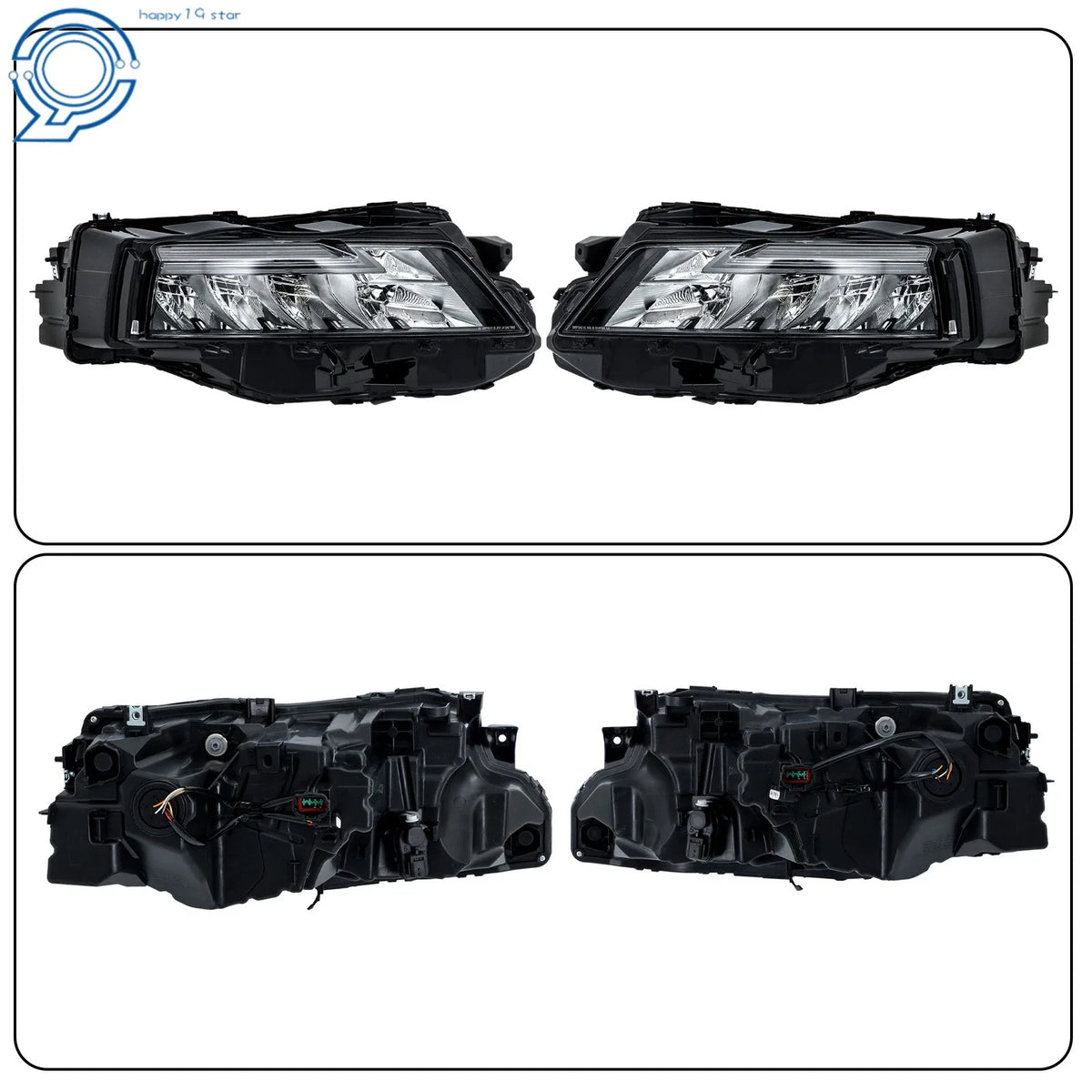 Pair Full LED Projector Headlights for Nissan Rogue (2021–2023)