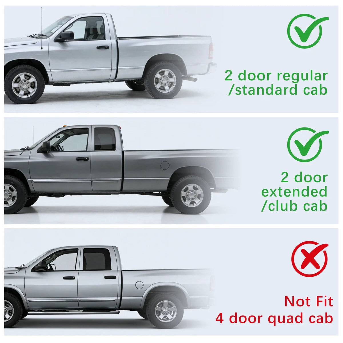 Rocker Panels for Dodge Ram 1500 2500 3500 (1994–2002)