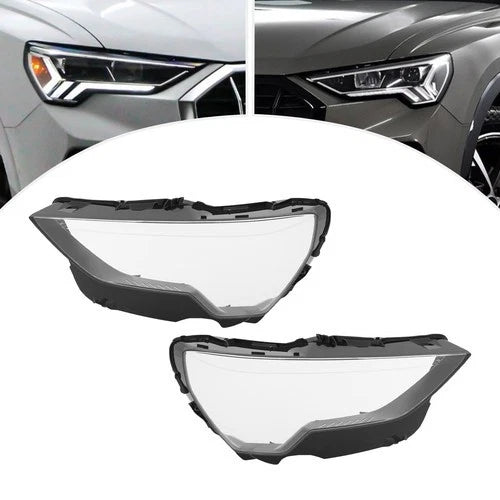 Set of 2 Headlight Covers for Audi Q3 (2019–2023)