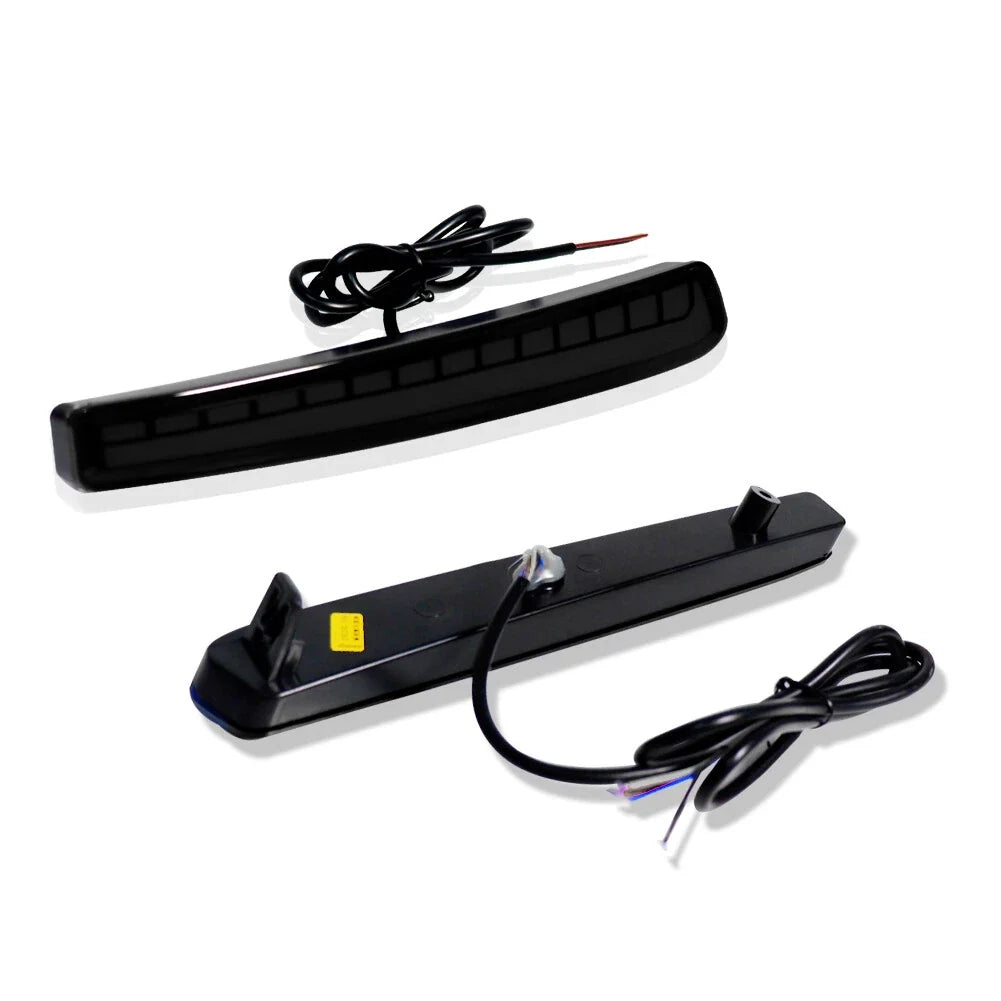 2X Smoked LED Bumper Tail Brake Lights for Toyota Corolla (2020–2021)