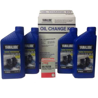 Oil Change Filter Service Kit for Yamaha Outboard F75-F115 (LUB-MRNMD-KT-21)