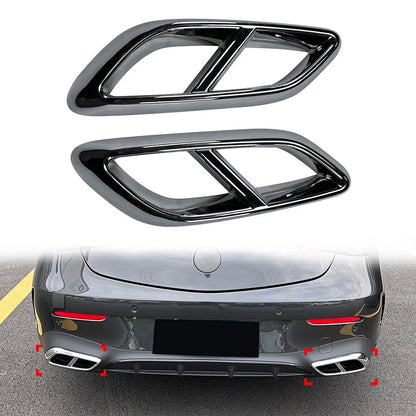 Rear Throat Exhaust Pipe Outlet Cover Trim for Mercedes-Benz CLE Coupe (2024)