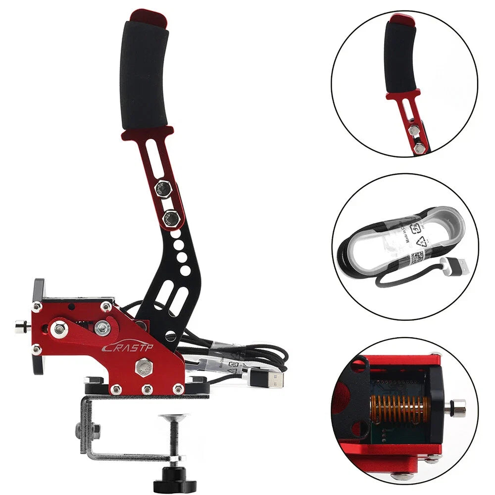 PC USB Handbrake SIM/Clamp for T500 G27 G29 FANATEC (2010–2023)
