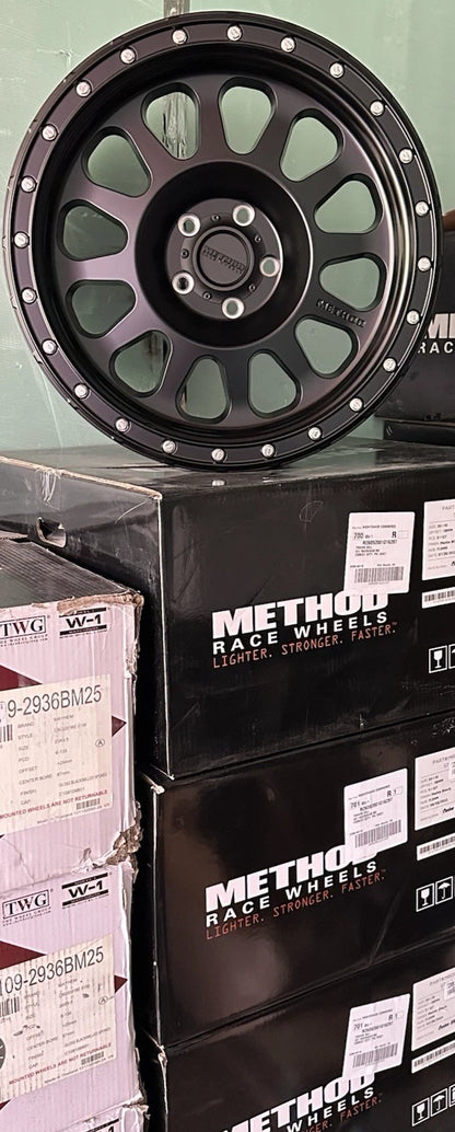 Set of 5 Method Wheels 315 20x10 for Jeep Wrangler & Gladiator (2007–2026) MR31521050518N
