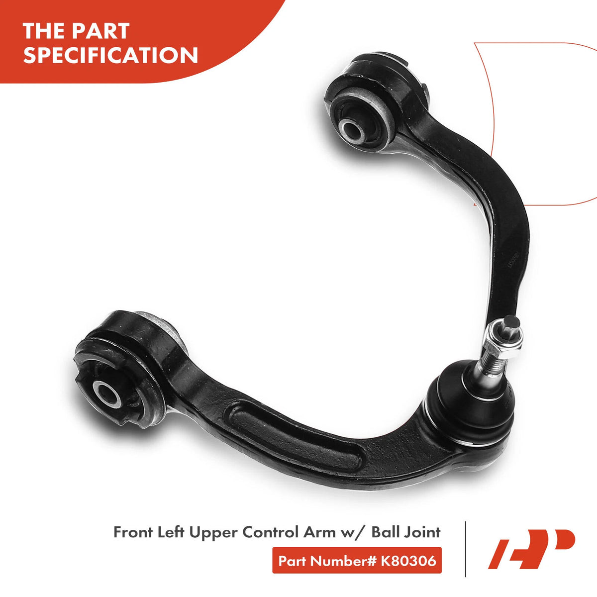 Set of 4 Front Control Arm Ball Joints for Ford F-150 (2005–2008) - 4L3Z3085AA, 4L3Z3085AB, RK80306