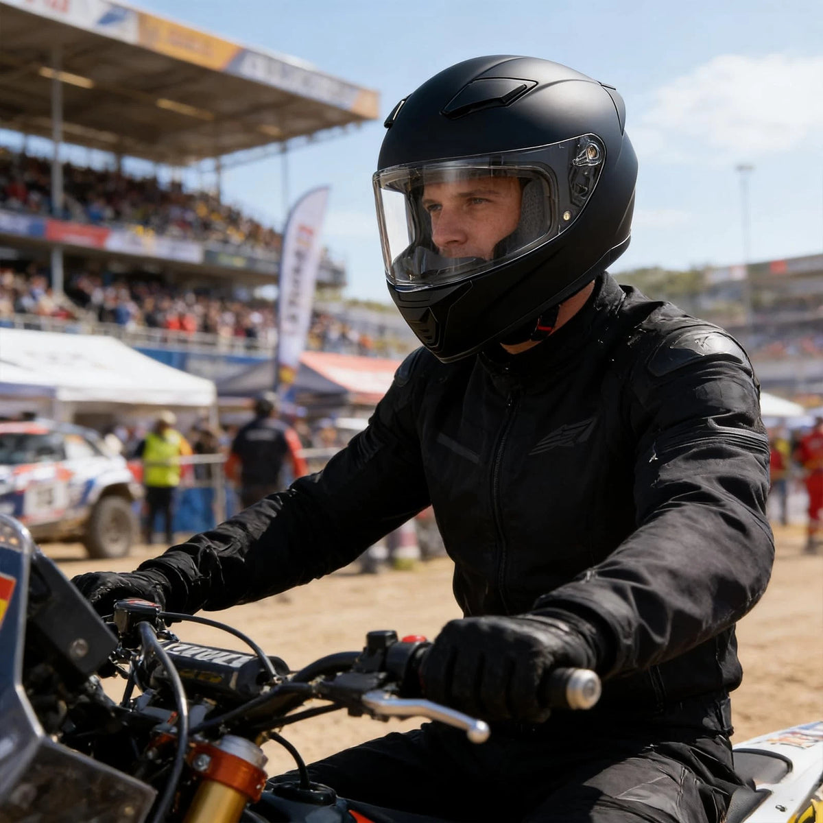 Full Face Motorcycle Helmet DOT Approved for Adults (Racing & Street Use)