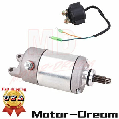 Starter & Starter Relay Solenoid for Honda TRX300EX Sportrax 300 (1993–2003)
